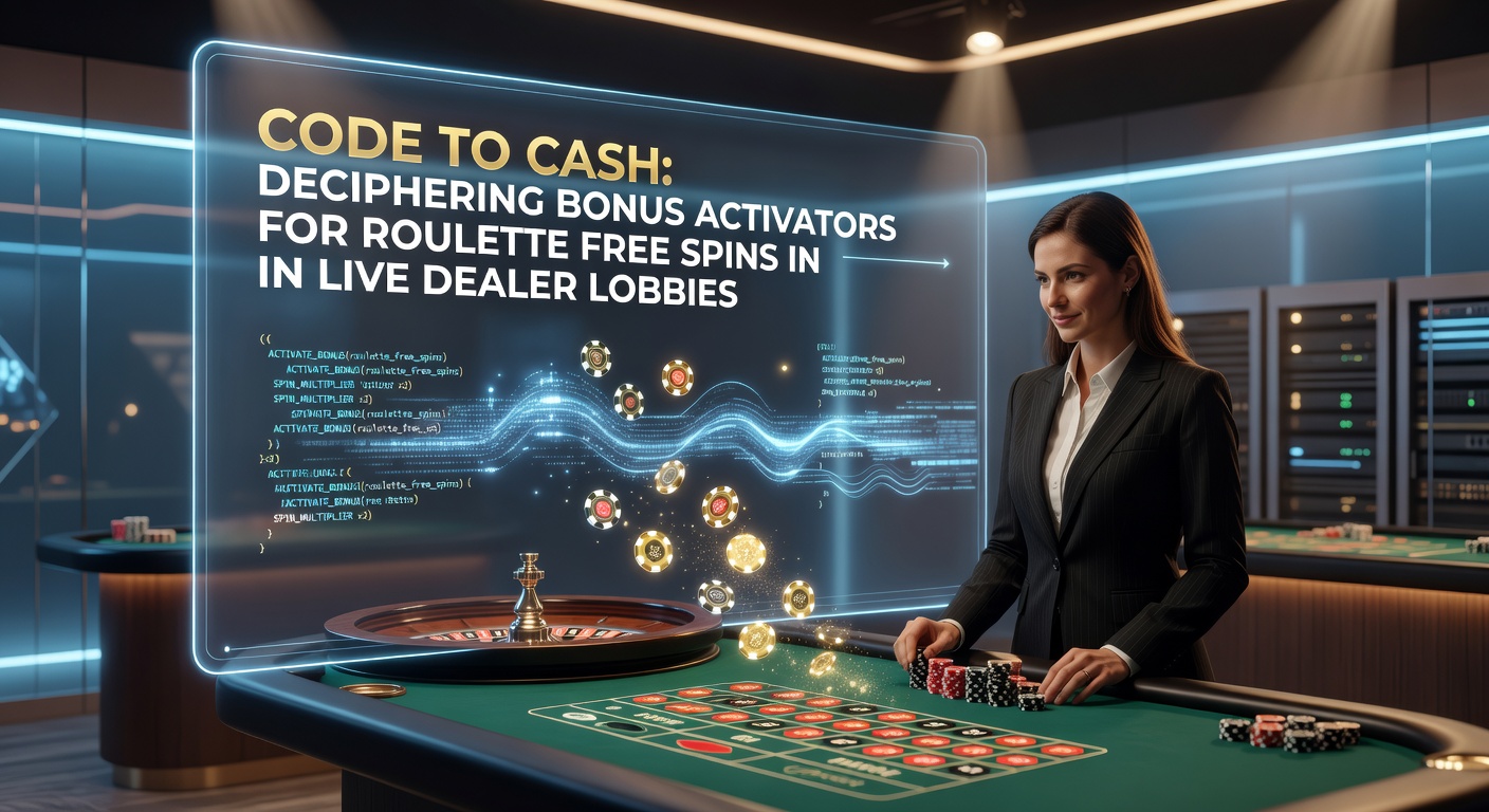 Live dealer roulette table with digital bonus code overlay, showing free spins activation in action