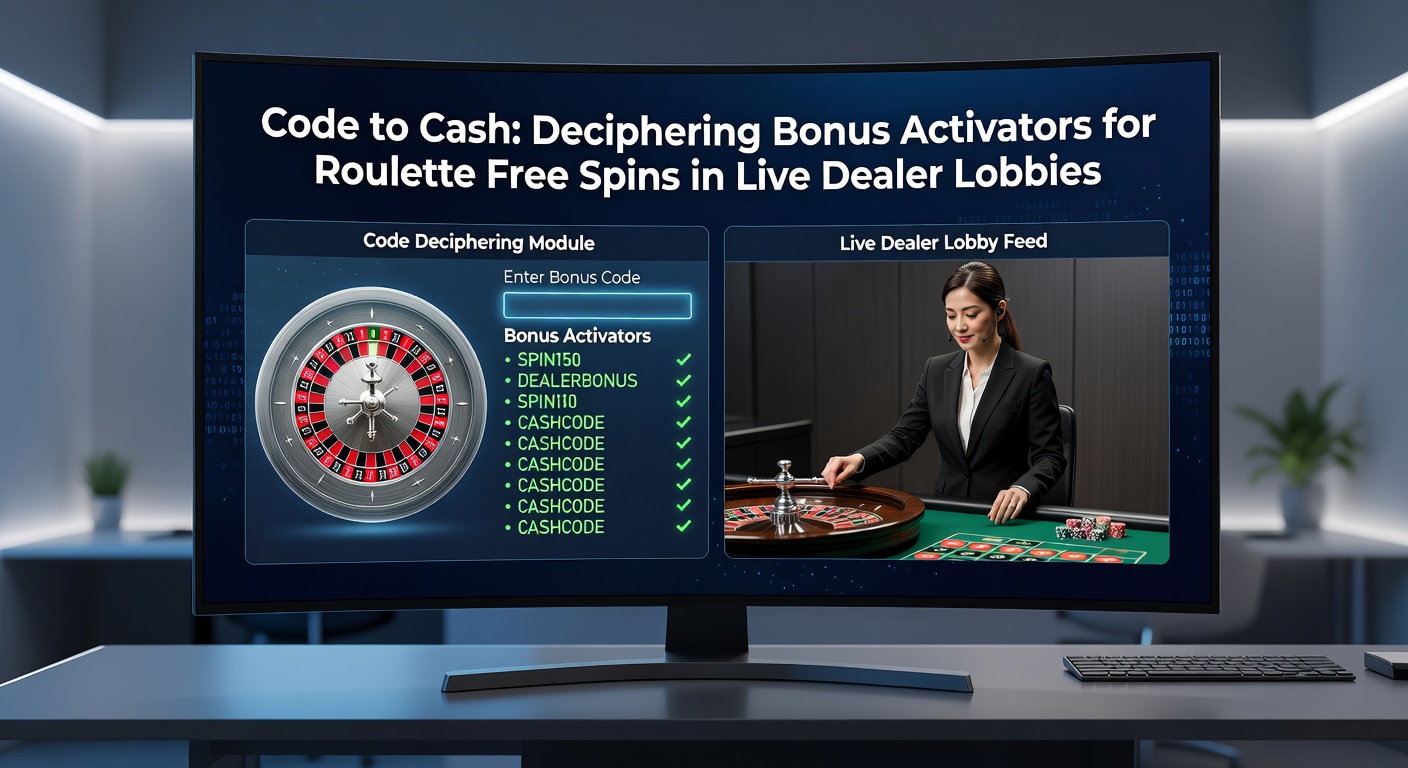 Close-up of roulette bonus code entry screen in a live dealer interface, with free spins tally and cash conversion highlighted