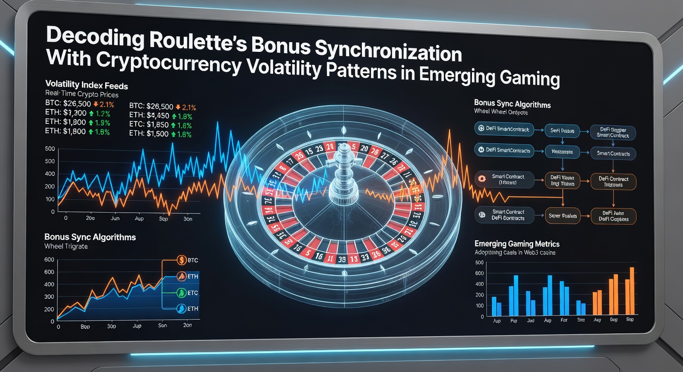 Infographic illustrating emerging gaming networks and roulette bonus adjustments during cryptocurrency volatility events