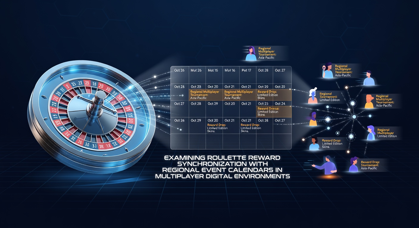 Roulette game interface showing synchronized bonus indicators tied to regional event timelines in a multiplayer lobby