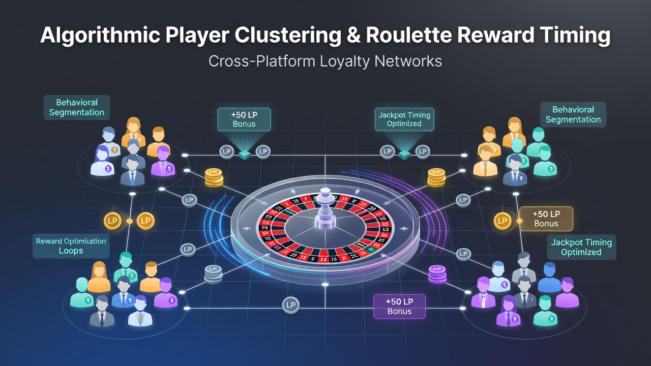 Visualization of algorithmic player clustering models applied to roulette loyalty data across platforms