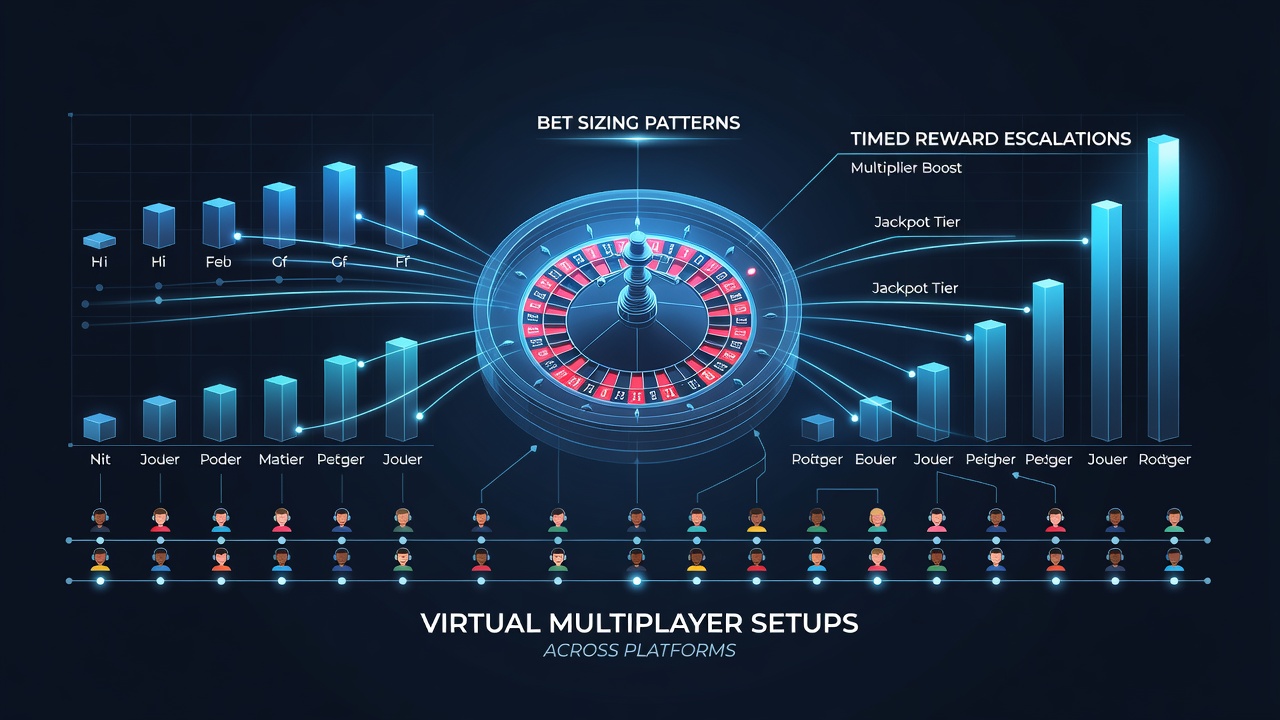 Analytics dashboard displaying correlation graphs between bet amounts and reward escalation timers across international player cohorts