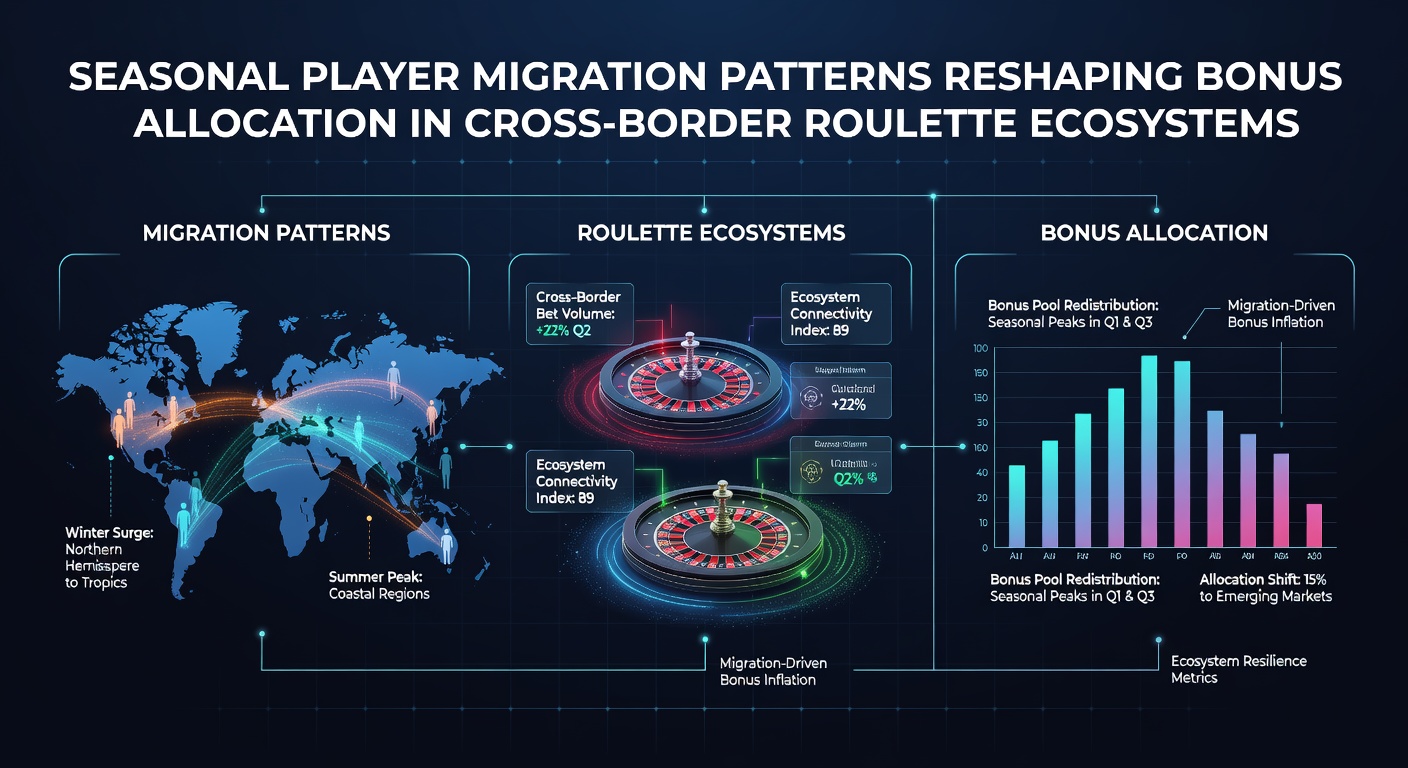 Players accessing roulette platforms across regions during seasonal shifts