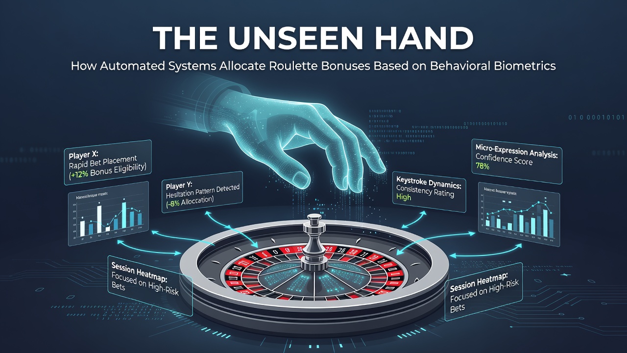 Dashboard view of behavioral biometric scoring applied to roulette player segments